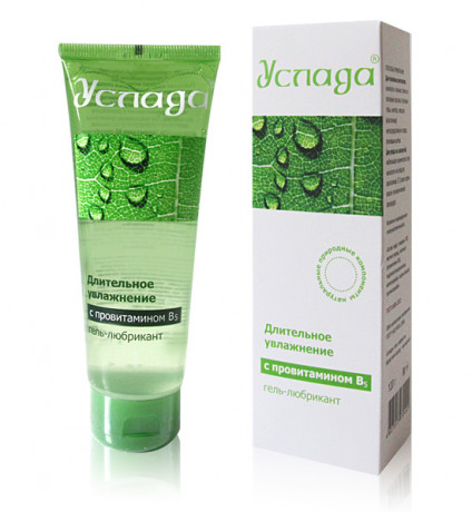 Смазывающий, увлажняющий гель с провитамином В5 Услада 120 г