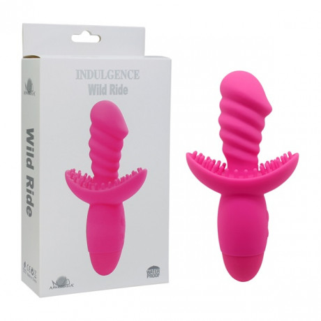 Вибростимулятор с рельефной спиральной поверхностью Wild Ride