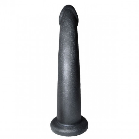 Эластичная гладкая анальная насадка для страпона PLATINUM BENT 3