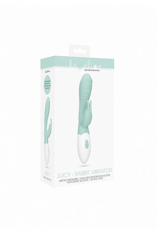 Вибратор кролик с особой эргономичной формой и плавным изгибом Juicy