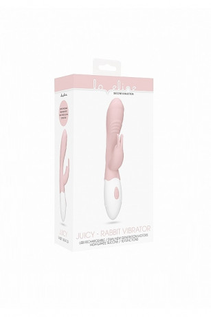 Вибратор кролик с особой эргономичной формой и плавным изгибом Juicy