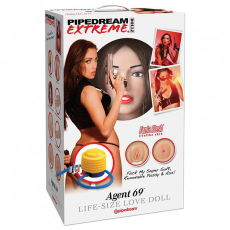 Кукла брюнетка надувная