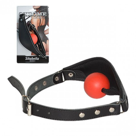 Оригинальный кляп заплатка из натуральной кожи Sitabella Chrome Collection