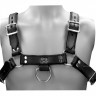 Мужская сбруя-портупея из высококачественных кожаных ремней Leather Male Chest Harness
