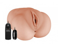 Реалистичная вагина и попка с вибропулей Satisfaction My love