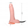 Вибромассажер реалистик на присоске увеличивающийся в размере INPLATABLE