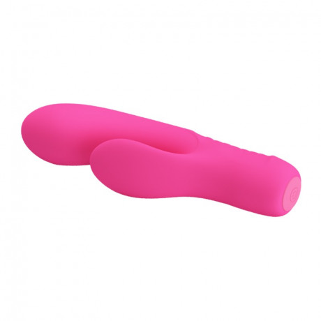 Вибромассажер с клиторальной мягкой щеточкой Tim