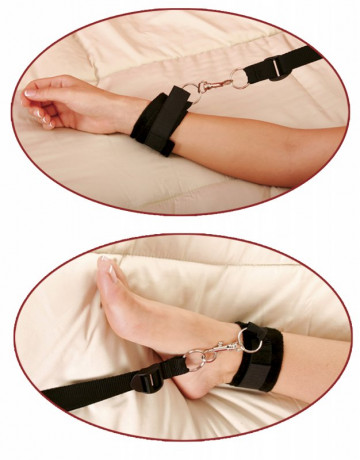 Бондажный набор для фиксации к кровати Bed Bindings Restraint Kit