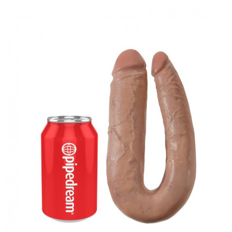 Большой двухголовый фаллоимитатор U-образной формы Double Trouble