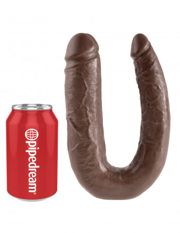 Большой двухголовый фаллоимитатор U-образной формы Double Trouble