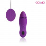 Вибромассажер с 8 режимами вибрации фиолетового цвета COSMO