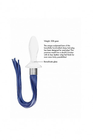 Анальная пробка с хвостом Chrystalino Tail