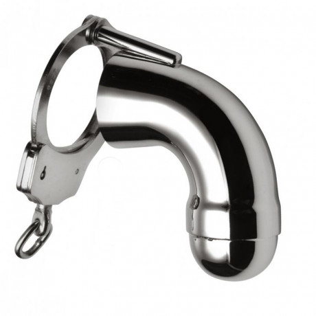 *Пенис-клетка с замком от наручников