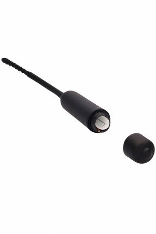 Стимулятор уретры с вибрацией Vibrating Bullet Plug With Beaded Tip
