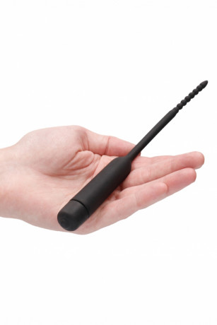 Стимулятор уретры с вибрацией Vibrating Bullet Plug With Beaded Tip
