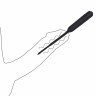 Стимулятор уретры с вибрацией Vibrating Bullet Plug With Beaded Tip