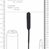 Стимулятор уретры с вибрацией Vibrating Bullet Plug With Beaded Tip