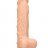 Реалистичный фаллос с рельефным телом и упругой мошонкой Silicone Dildo With Balls