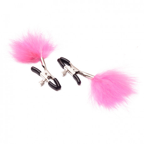 Сосковые зажимы с пухом