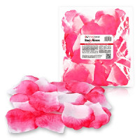 Бело-розовые лепестки роз BED OF ROSES