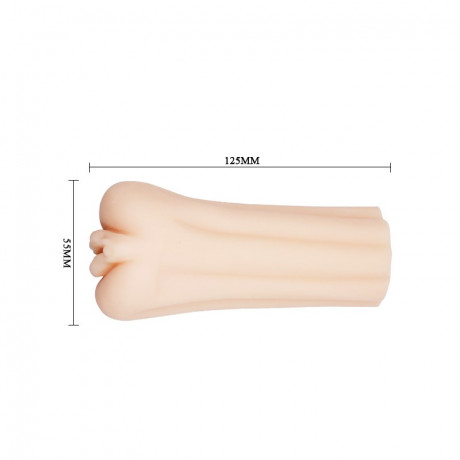 Реалистичный мастурбатор в форме вагины с эффектом смазки Crazy Bull