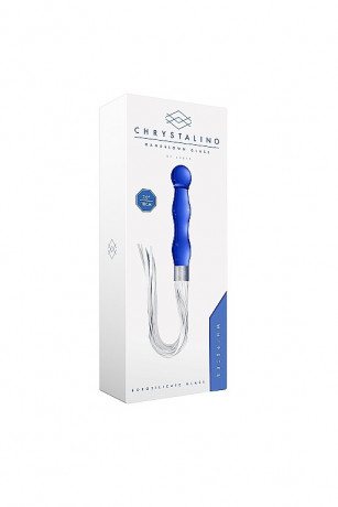 Плетка со стимулятором из стекла Chrystalino Whipster