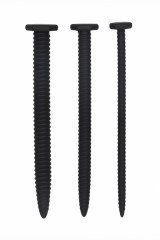 Набор из трех стимуляторов уретры Silicone Screw Plug Set