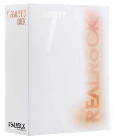 Реалистичный фаллос с ярко выраженной головкой и присоской Realistic Cock With Scrotum 7 Inch