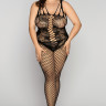 Бесшовный комбинезон из сетки и стринги Kasandrah