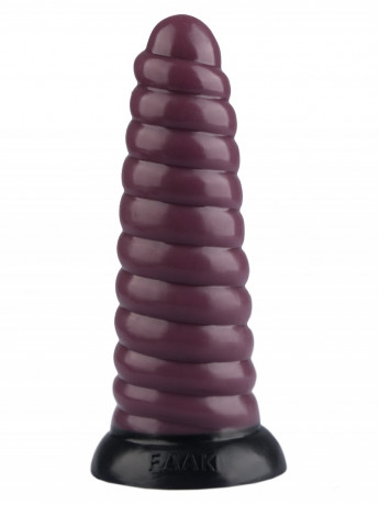 Ребристая анальная пирамида завиток для фистинга