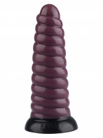 Ребристая анальная пирамида завиток для фистинга