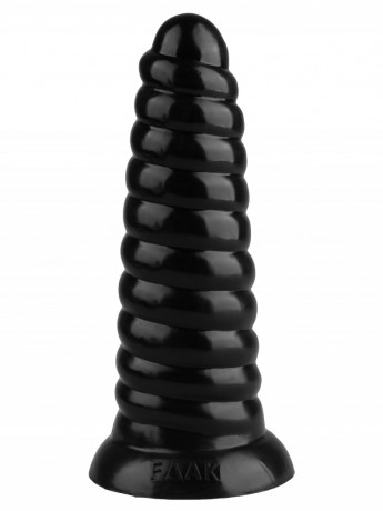 Ребристая анальная пирамида завиток для фистинга