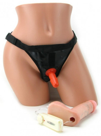 Трусики HARNESS с насадкой UR3 6in с вибрацией