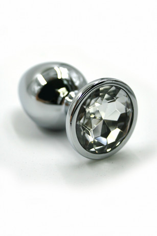 Большая анальная пробка из алюминия