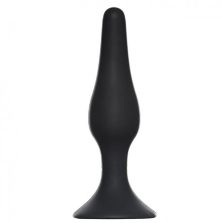 Анальная пробка Slim Anal Plug Small Black диаметр 2,5 см