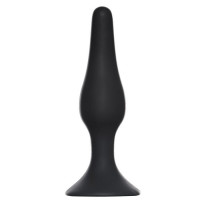 Анальная пробка Slim Anal Plug Small Black диаметр 2,5 см