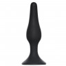 Анальная пробка Slim Anal Plug Small Black диаметр 2,5 см