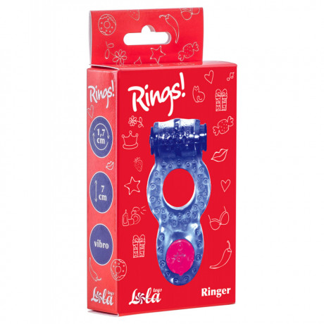 Эрекционное кольцо-вибратор мужское Rings Ringer