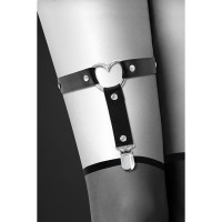 Гартер с металлическим сердцем GARTER WITH BOW