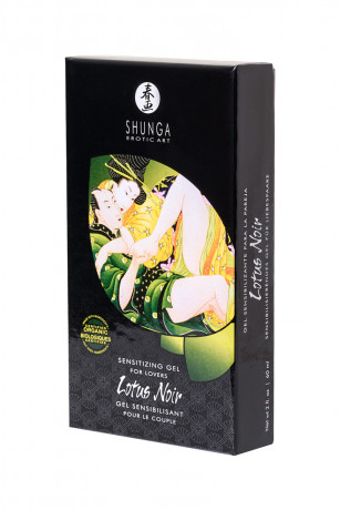 Возбуждающий гель для усиления женского и мужского оргазма Shunga Lotus Noir