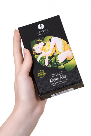 Возбуждающий гель для усиления женского и мужского оргазма Shunga Lotus Noir