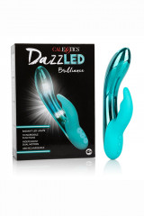 Вибромассажер кролик с пульсирующей подсветкой Brilliance