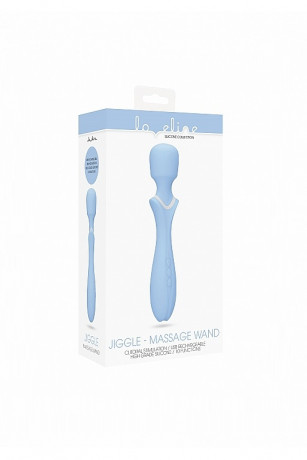 Универсальный вибромасссажер с большой округлой и очень гибкой головкой Jiggle Wand