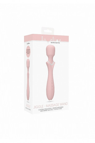 Универсальный вибромасссажер с большой округлой и очень гибкой головкой Jiggle Wand