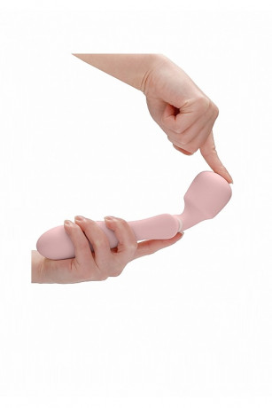 Универсальный вибромасссажер с большой округлой и очень гибкой головкой Jiggle Wand