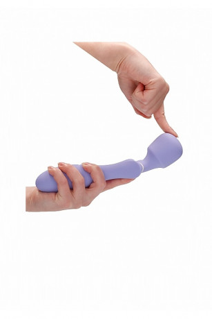 Универсальный вибромасссажер с большой округлой и очень гибкой головкой Jiggle Wand