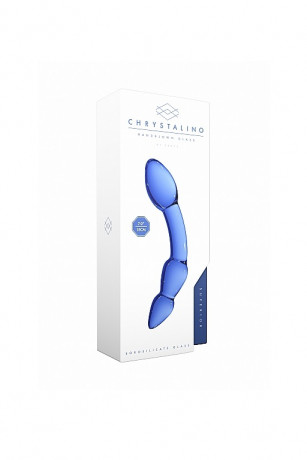 Универсальный двойной стимулятор из стекла изогнутой формы Chrystalino Superior