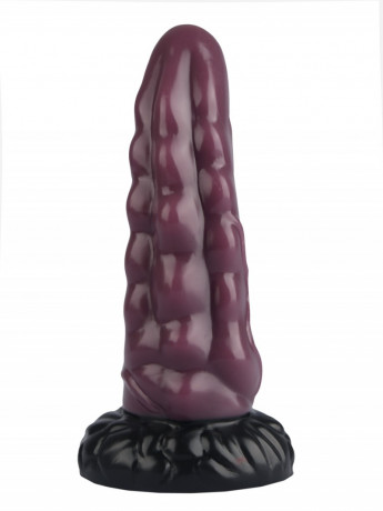 Рельефный анальный стимулятор из эластомера с ярко-выраженными венами