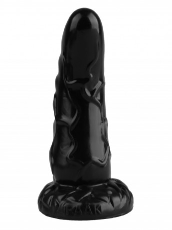 Рельефный анальный стимулятор из эластомера с ярко-выраженными венами