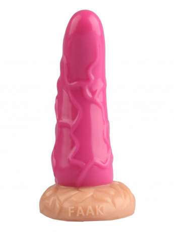 Рельефный анальный стимулятор из эластомера с ярко-выраженными венами